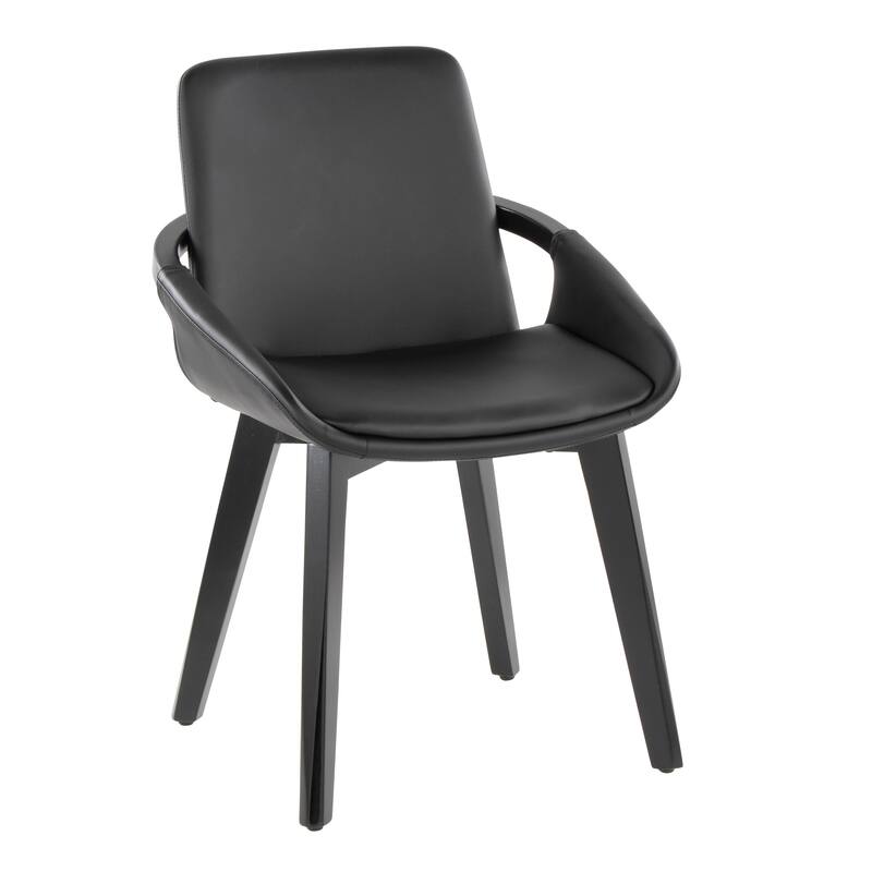Porch & Den Pugo Contemporary Chair with Black Finish