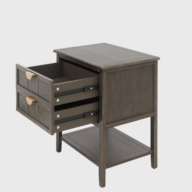 2 Drawer Side table