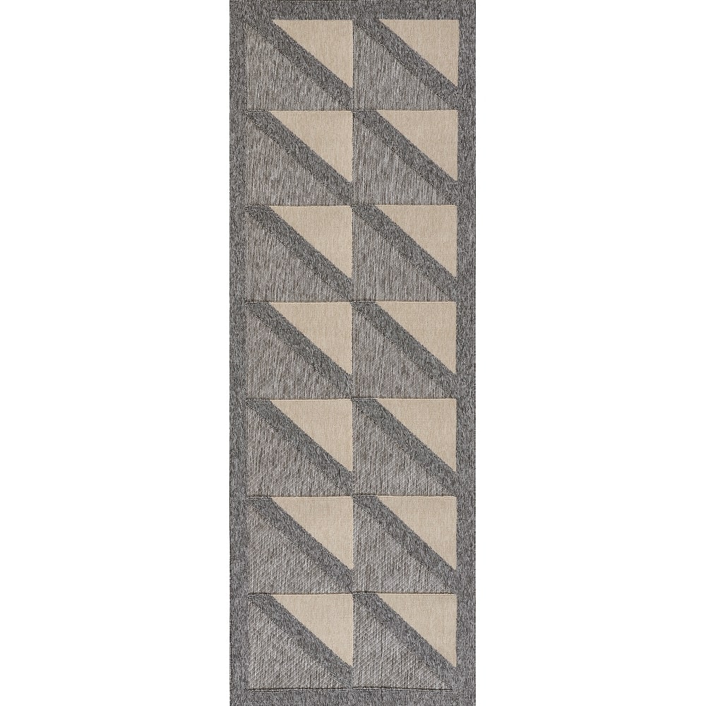Momeni Vines Geometric Indoor Outdoor Rug