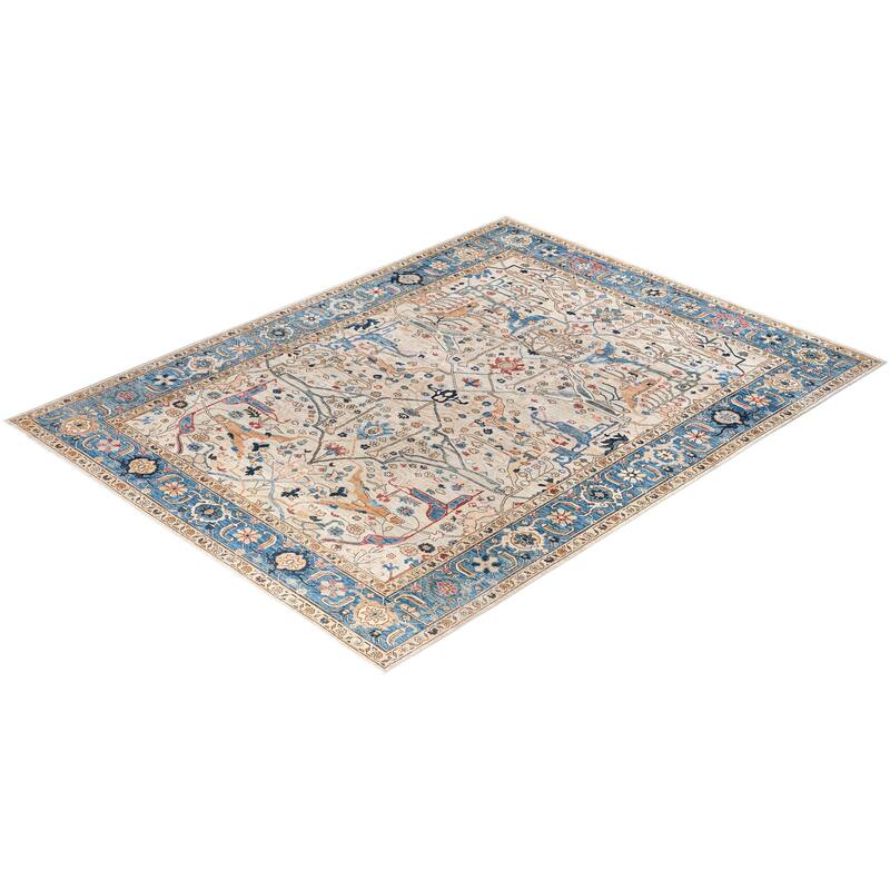 Serapi One-of-a-Kind Hand-Knotted Area Rug - Ivory - 8' 11" x 11' 10"