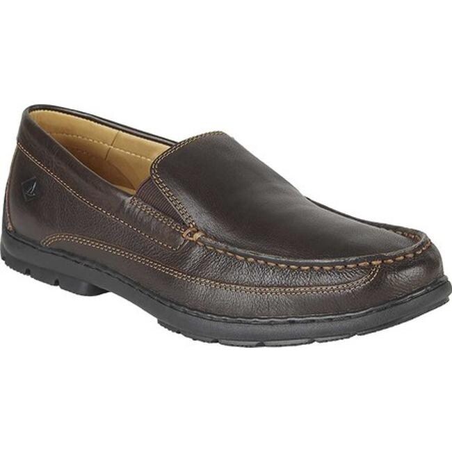 sperry gold loafer twin gore