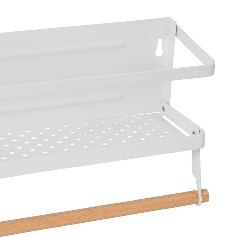 Household Essentials Metal Magnetic Organizer Rack - 12.3"L x 4.4"W x 6.3"H