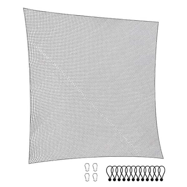 slide 2 of 7, Golf Net Sports Netting Barrier for Backyard Driving Training Swing - Black 10X15 feet single net Black 10X15 feet single net