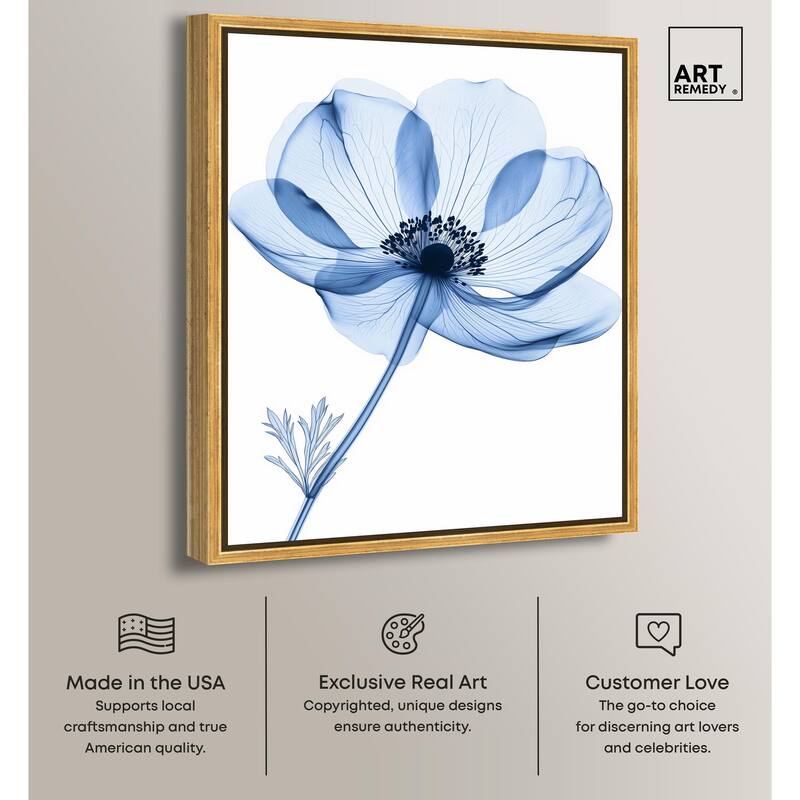 Floral Radiograph Canvas by Art Remedy