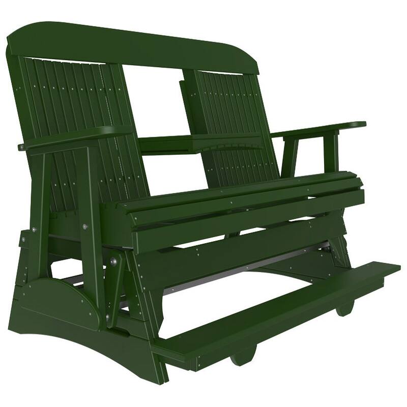 Outdoor All-Weather Poly Lumber Classic Balcony Glider