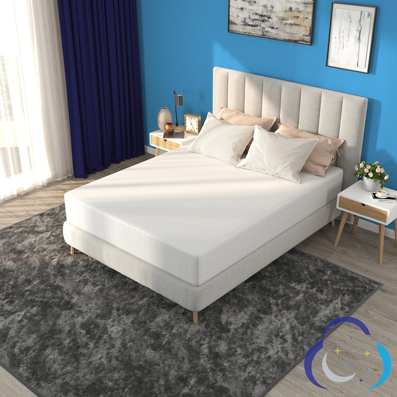 UYQU Bamboo Charcoal Medium Firm Memory Foam Mattress - King