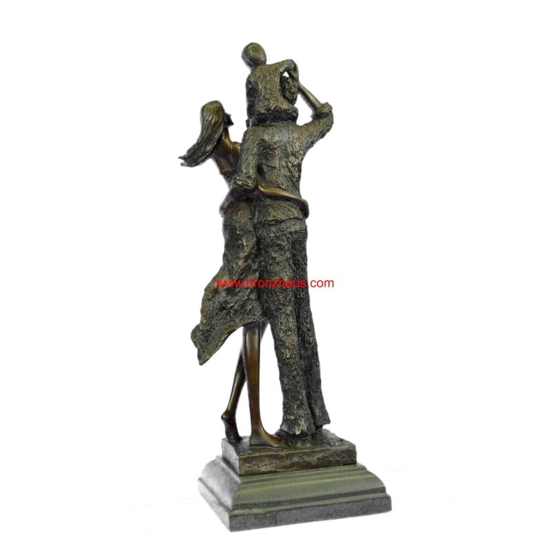 Abstract Modern Art Happy Family Bronze Sculpture Christmas Gift Idea Statue Art
