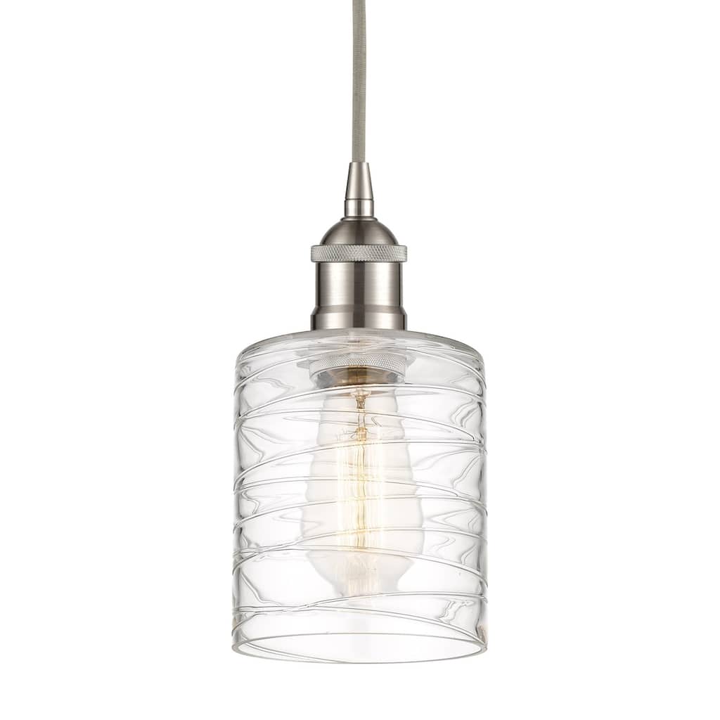 Innovations Lighting 616-1P-8-5 Cobbleskill Pendant Cobbleskill 5"