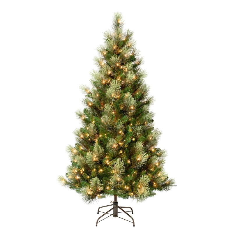 National Tree Company 6 ft. Charleston Pine Tree with Clear Lights - 6 Foot