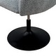 preview thumbnail 20 of 45, Art Leon Fabric Swivel Accent Chair with Ottoman