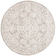 preview thumbnail 29 of 30, SAFAVIEH Handmade Ebony Fridgerdur Modern Wool Rug 6' Round - Ivory/Dark Grey - Round