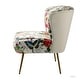 preview thumbnail 37 of 67, Almira Living Room Armless Accent Chair Set of 2 with Elegant Pattern