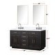 preview thumbnail 16 of 119, Lexora Abbey Bath Vanity and Carrara Marble Top
