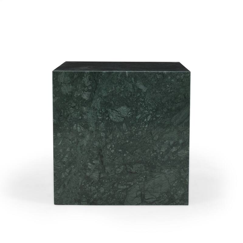 Geometric Cube Side Table - 18" - Green
