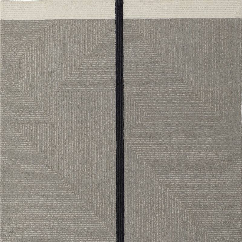 Wiqis Hand Tufted Geometric Abstract Stain Resistant Area Rug By HomeRoots - 36' X '24' X '0.59