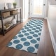 preview thumbnail 50 of 118, Machine Washable Indoor/ Outdoor Polka Dots Chantille Rug