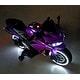 preview thumbnail 40 of 56, Ride-On Electric Motorcycle for Kids, 12V Battery, Throttle Control, LED Wheels, and MP3, Ages 3+