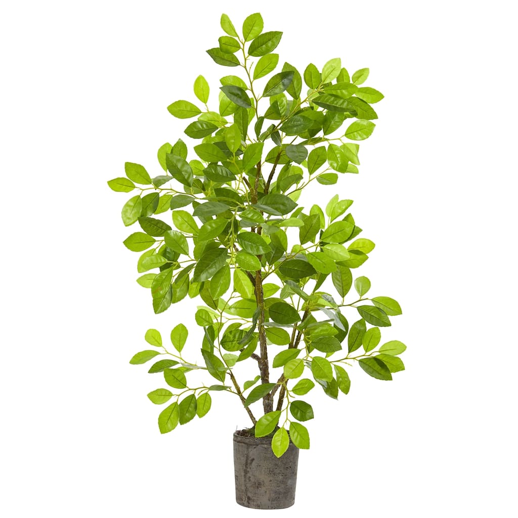 39 Inch Artificial Tree - Timeless Greenery for Home Office Decor - Realistic Indoor Plant - Green - 61 Inches and Over