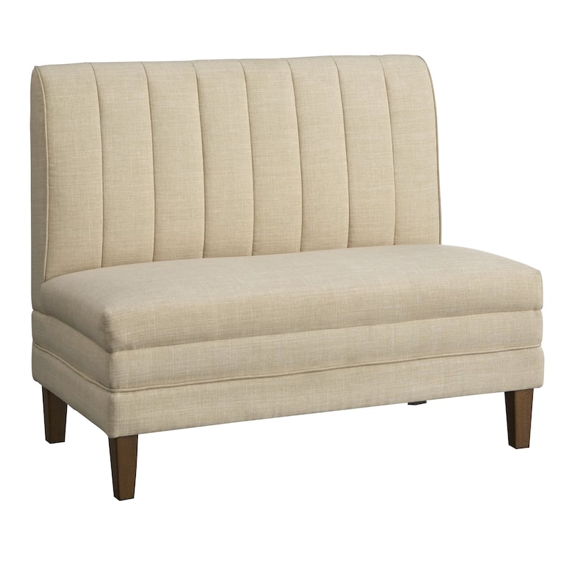 Lifestorey Kerrington 2-Piece Channel Back Upholstered Bench Set