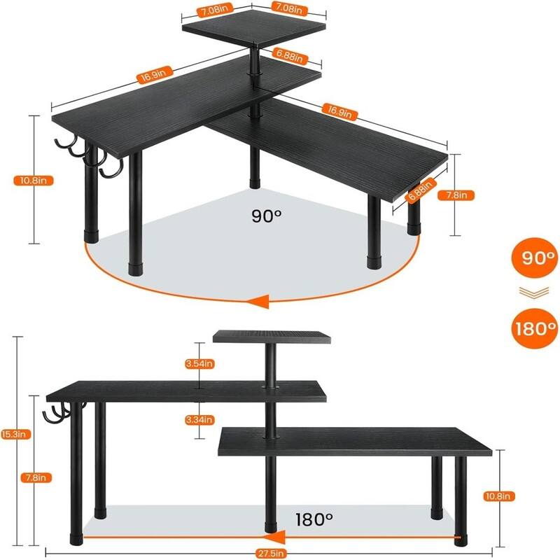 Bathroom Counter Organizer Corner Shelf