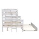 preview thumbnail 6 of 24, Wood Twin over Full Bunk Bed with Twin Size Trundle