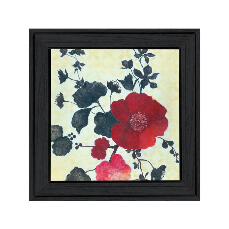 TrendyDecor4U "Japanese Blossoms II" Framed Print Wall Art