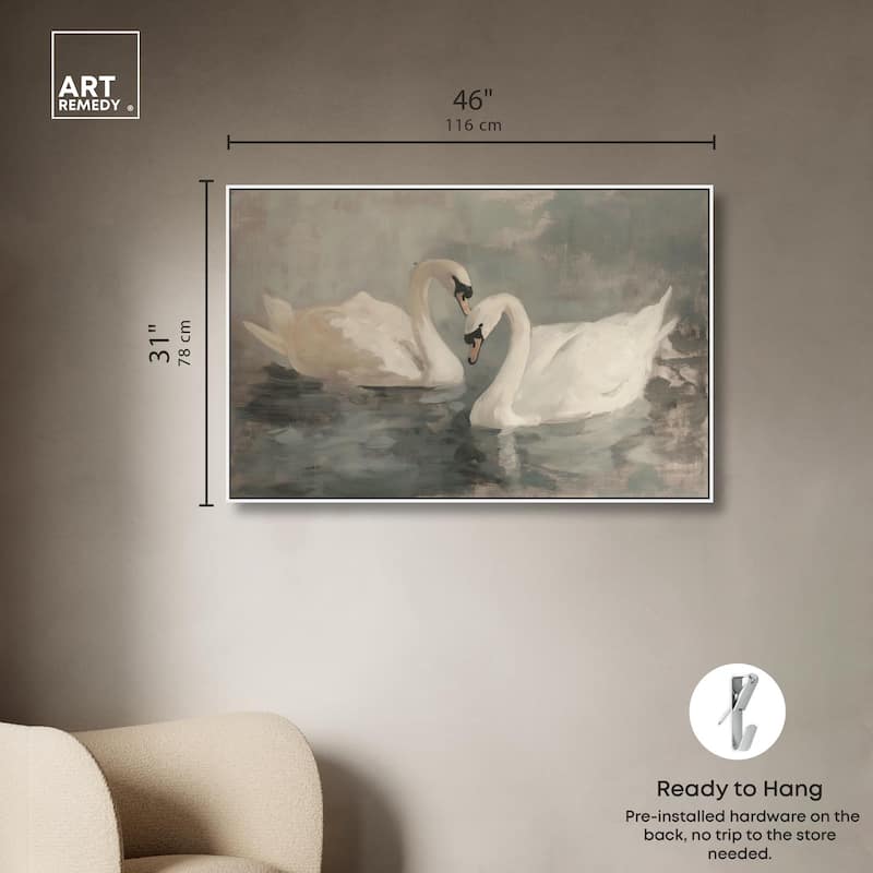 Ivory Idyllic Canvas by Art Remedy