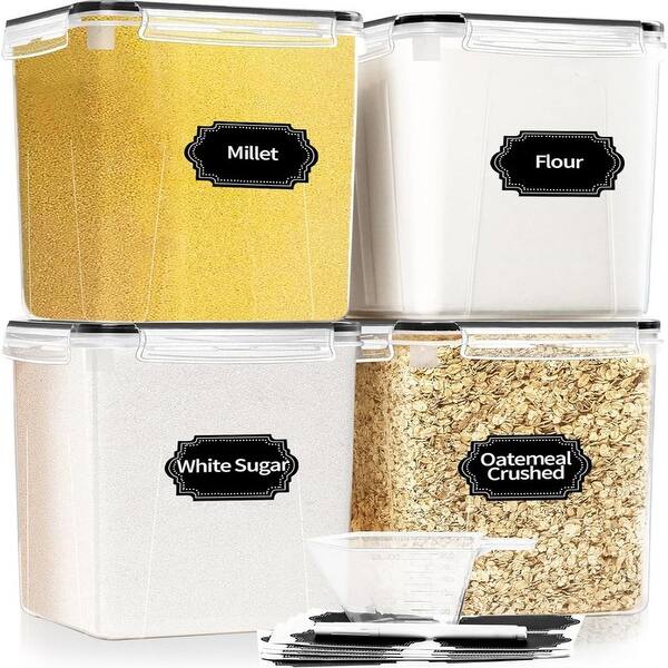 4 Pack Large Food Storage Containers (5.2L ) - Bed Bath & Beyond - 39099385