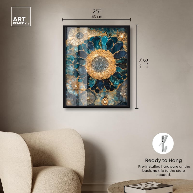 Opulent Geode II Shadowbox by Art Remedy