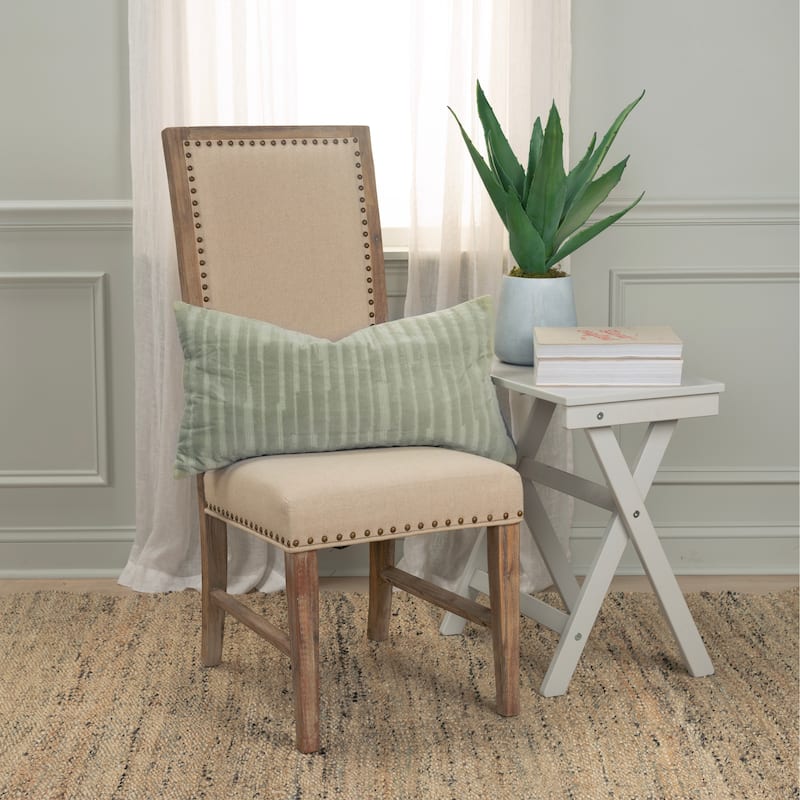 Rizzy Home Transitional Poly Filled Decorative Pillow 14"x26"