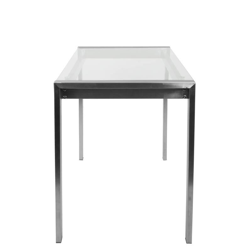 LumiSource Fuji Contemporary Stainless Steel Counter Table