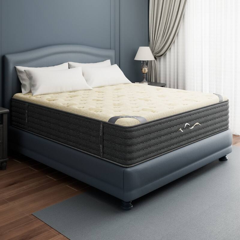 SweDrea Luxury Reversible 14-inch Pillow Top Mattress – Dual-Sided Summer & Winter Comfort with Certified Safe