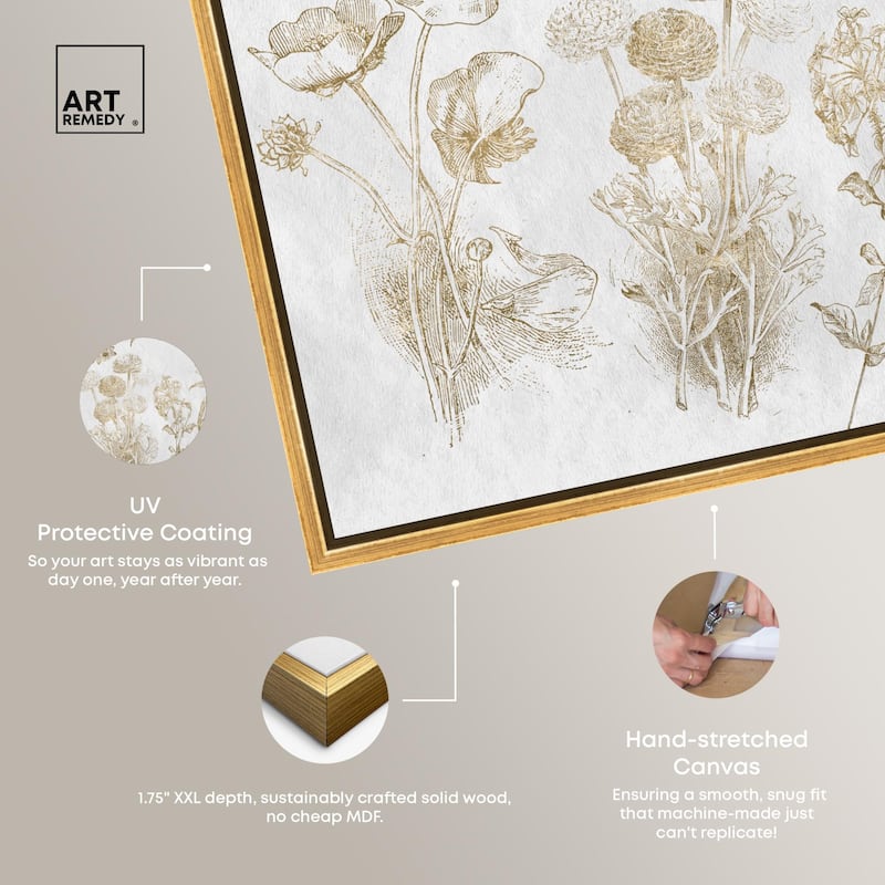 Floral Selection Canvas by Art Remedy