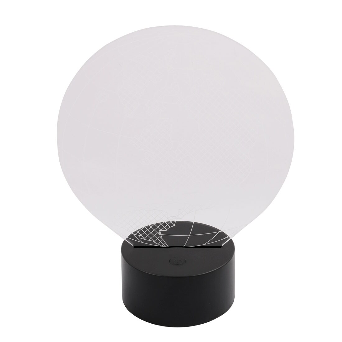 Shop Dc 5v American Earth Shape 3d Acrylic Led Night Light 7 Color