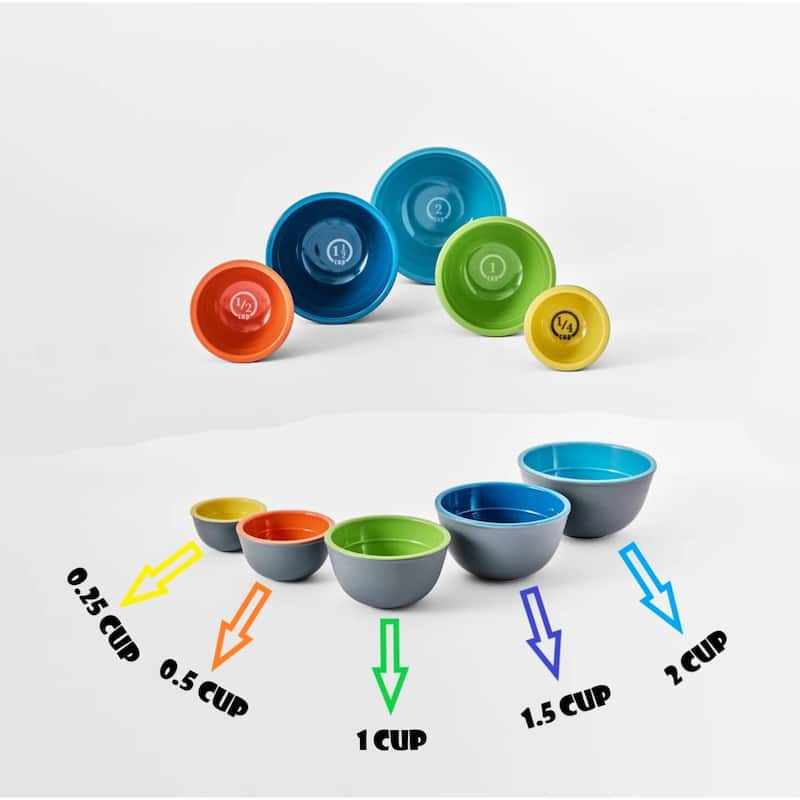 Prepara Two Tone Melamine Pinch Bowl