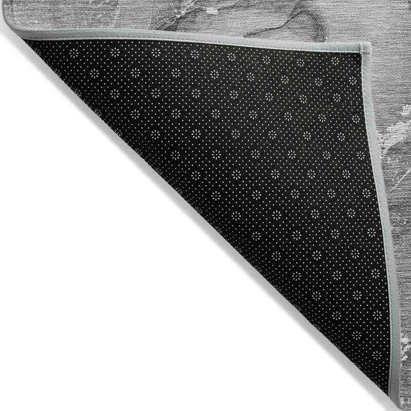 Lalu Artistic Abstract Weather Resistant Blended Style Outdoor Rug