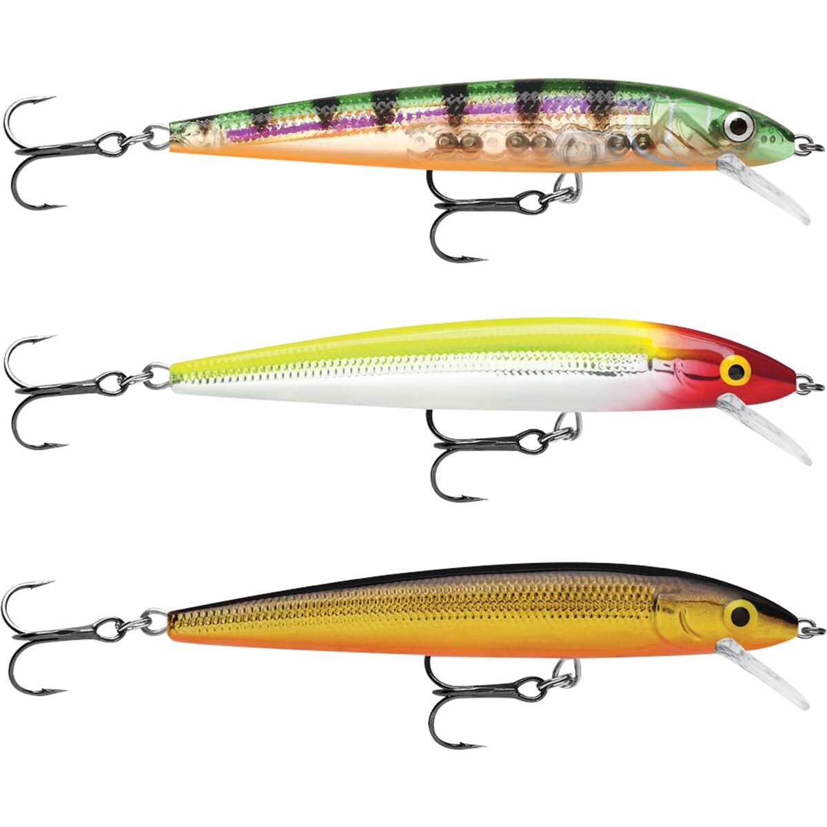 new in box-Multiple colors available Rapala Husky Jerk size 14
