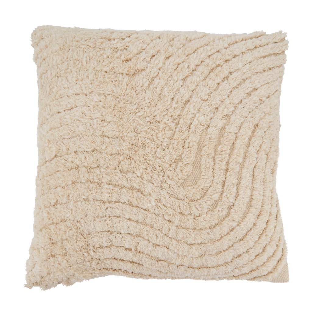 Wavy Bliss Tufted Throw Pillow