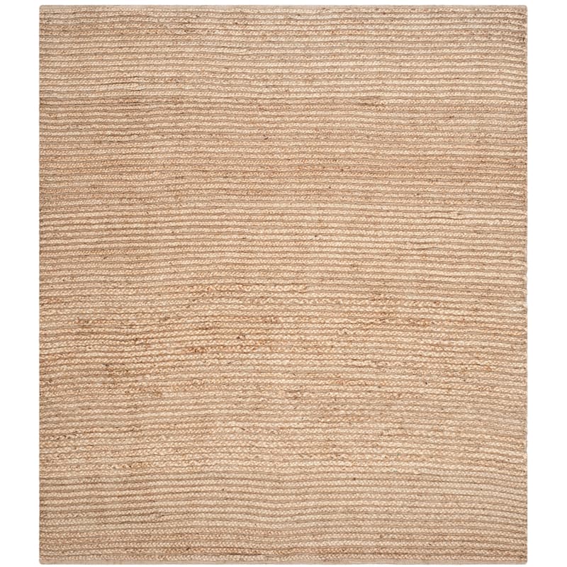 SAFAVIEH Handmade Cape Cod Neelu Coastal Jute Rug - 6' Square - Natural