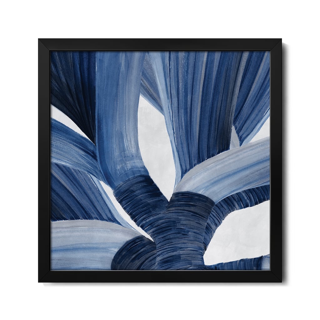 Blue Tropical Steam II Premium Framed Poster by PI Studio