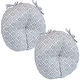 preview thumbnail 7 of 11, Sunnydaze Polyester Round Patio Seat Cushions - Set of 2