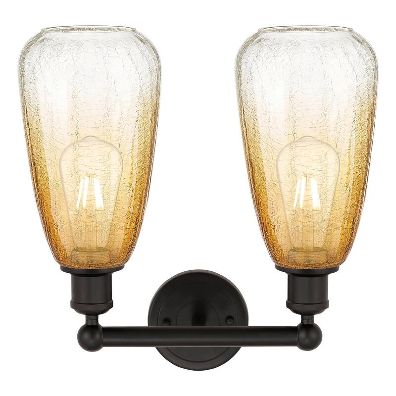 Innovations Lighting Endless Possibilities Edison - Brookhaven Almond - 2 Light 15" Bath Vanity Light
