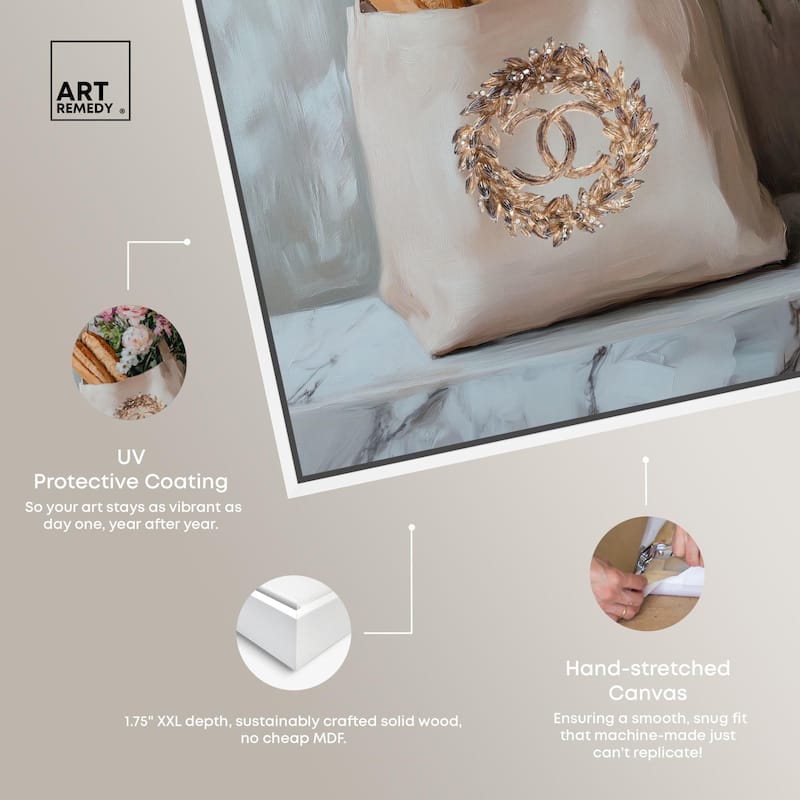 Chic Carryall I Canvas by Art Remedy