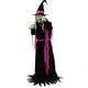 preview thumbnail 14 of 12, Haunted Hill Farm 6-Ft. Tall Motion-Activated Fortune Teller Witch, Premium Talking Halloween Animatronic, Plug-In