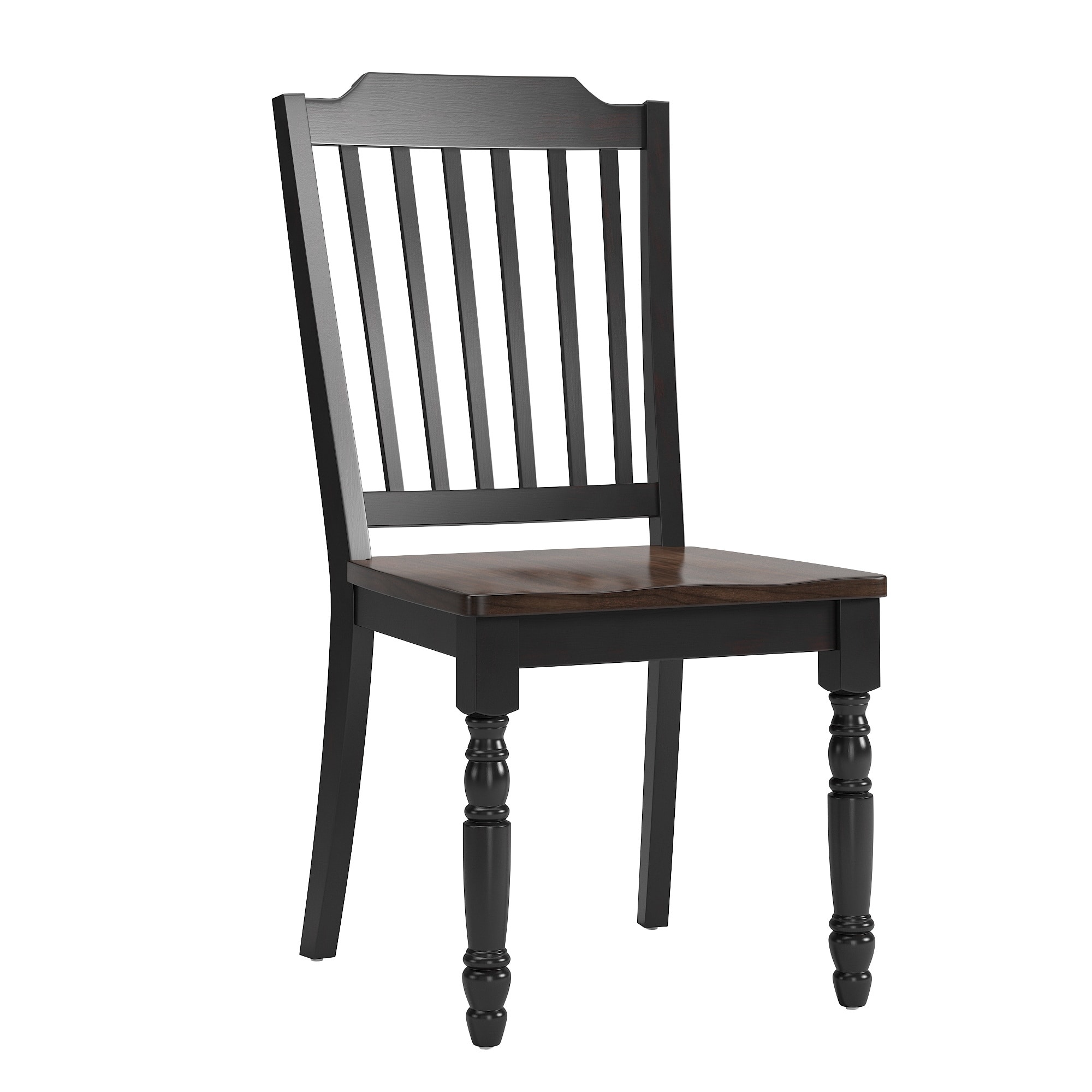Mackenzie Country Style Two-tone Dining Chairs (Set of 2) by