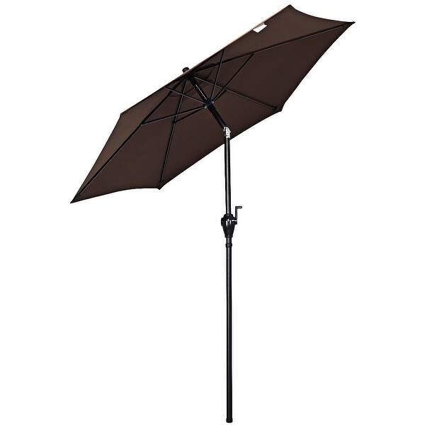 Shop Black Friday Deals On Costway 6 3ft Outdoor Patio Umbrella Sunshade Cover Garden Market Cafe On Sale Overstock 26390827