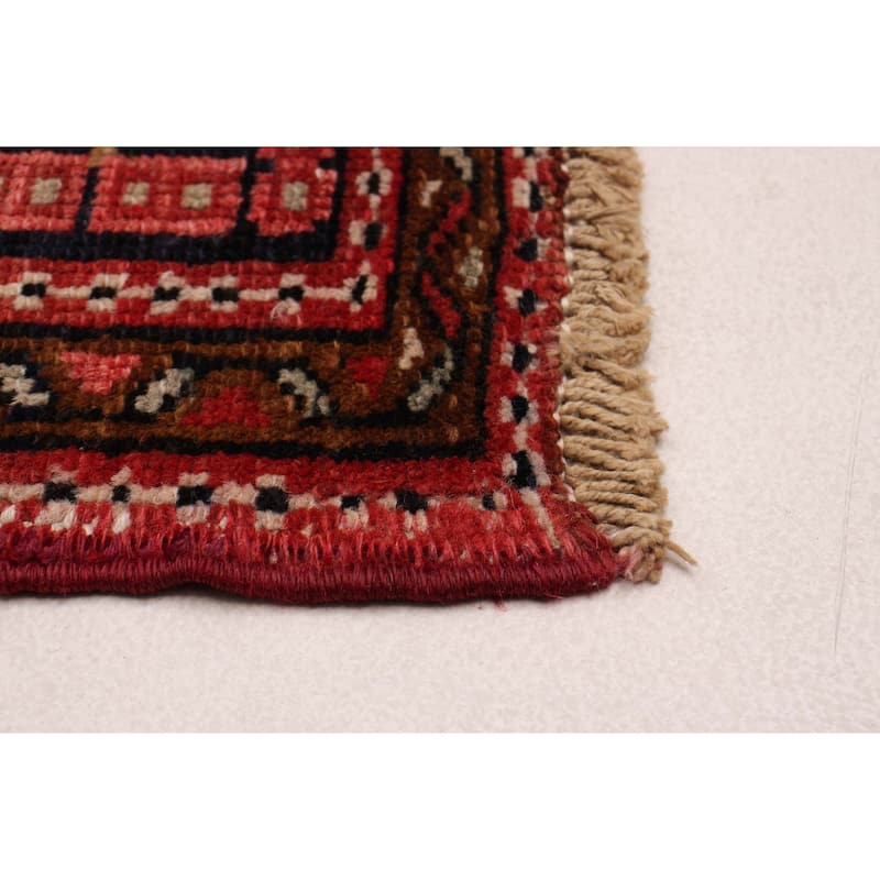 ECARPETGALLERY Hand-knotted Konya Anatolian Red Wool Rug - 3'10 x 10'4