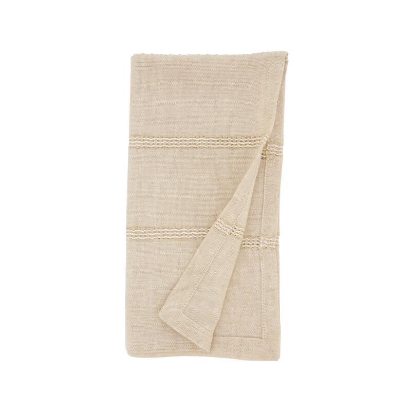 Leno Stripe Elegance Napkin (Set of 4)