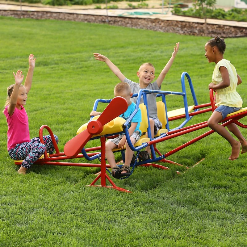 Lifetime Ace Flyer Multi-color Airplane Outdoor Teeter-totter