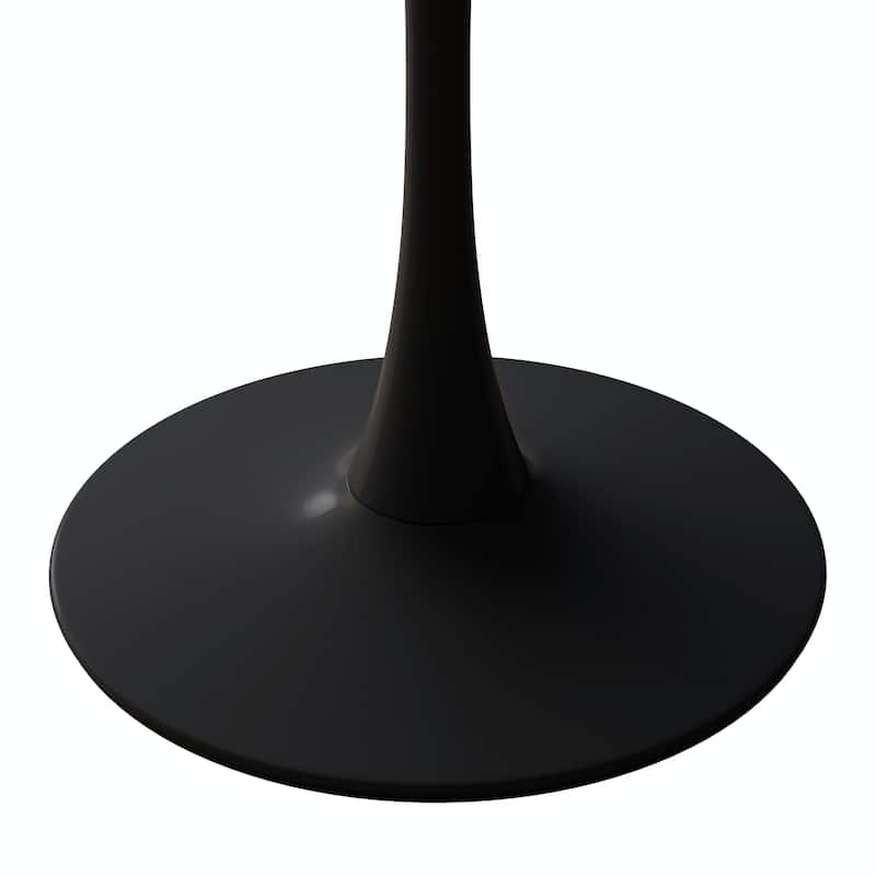 Sleek Octagonal Coffee Table with Printed Marble Top